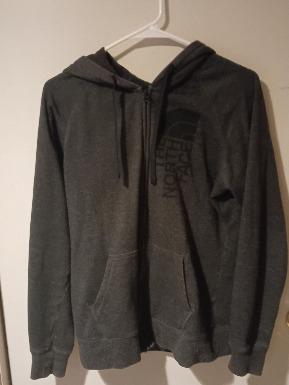 The North Face Women's Charcoal Full-Zip Hooded Sweater